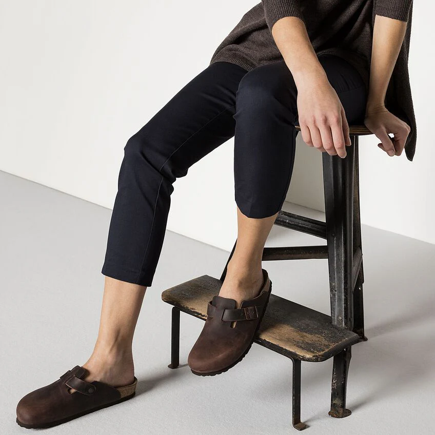 UNISEX BIRKENSTOCK BOSTON SOFT FOOT BED | HABANA LEATHER - Image 2