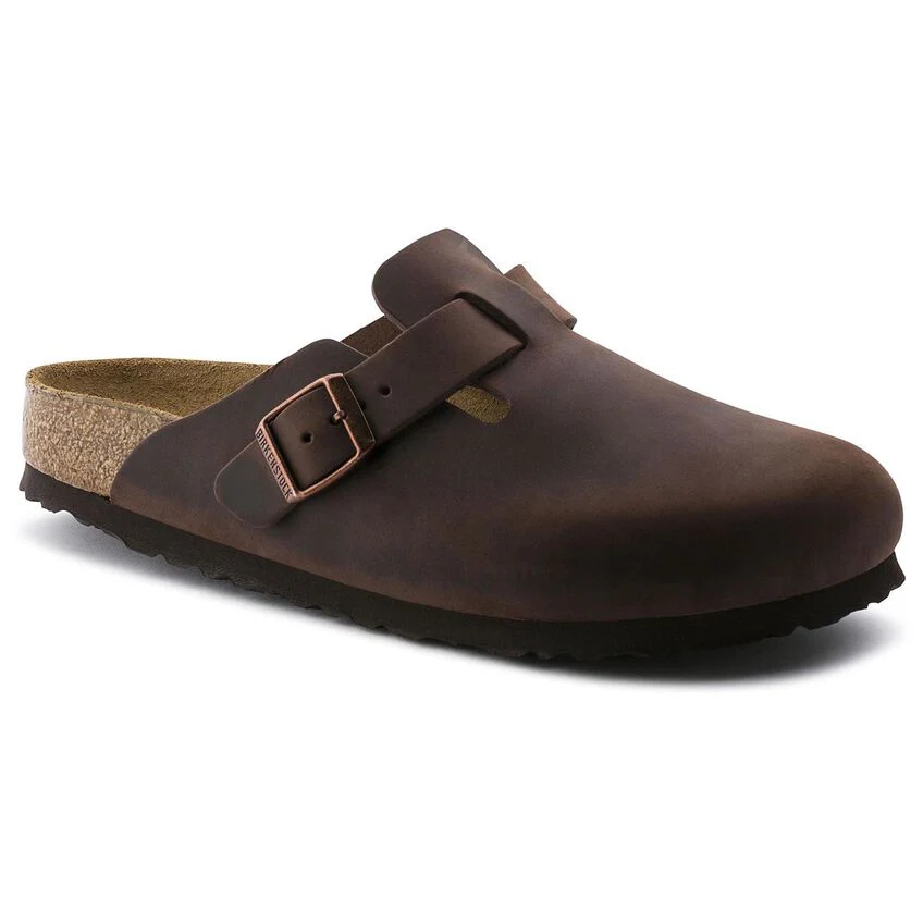 UNISEX BIRKENSTOCK BOSTON SOFT FOOT BED | HABANA LEATHER - Image 3