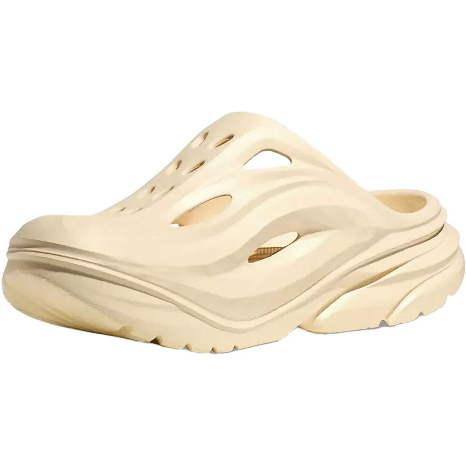 UNISEX HOKA ORA RECOVERY MULE | VANILLA / VANILLA - Image 3