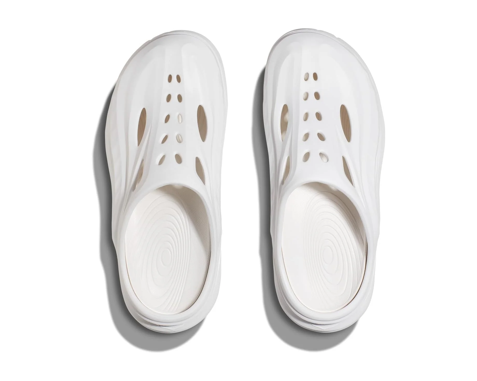 UNISEX HOKA ORA RECOVERY MULE | WHITE / WHITE - Image 5