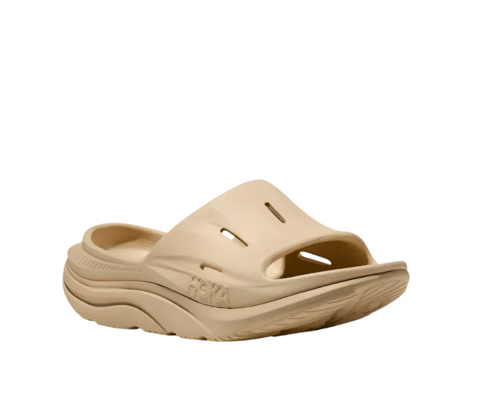 UNISEX HOKA ORA RECOVERY SLIDE 3 | SHIFTING SAND / SHIFTING SAND - Image 3