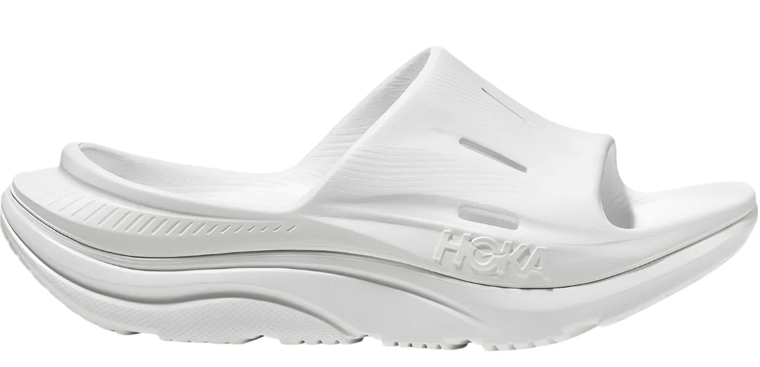 UNISEX HOKA ORA RECOVERY SLIDE 3 | WHITE / WHITE