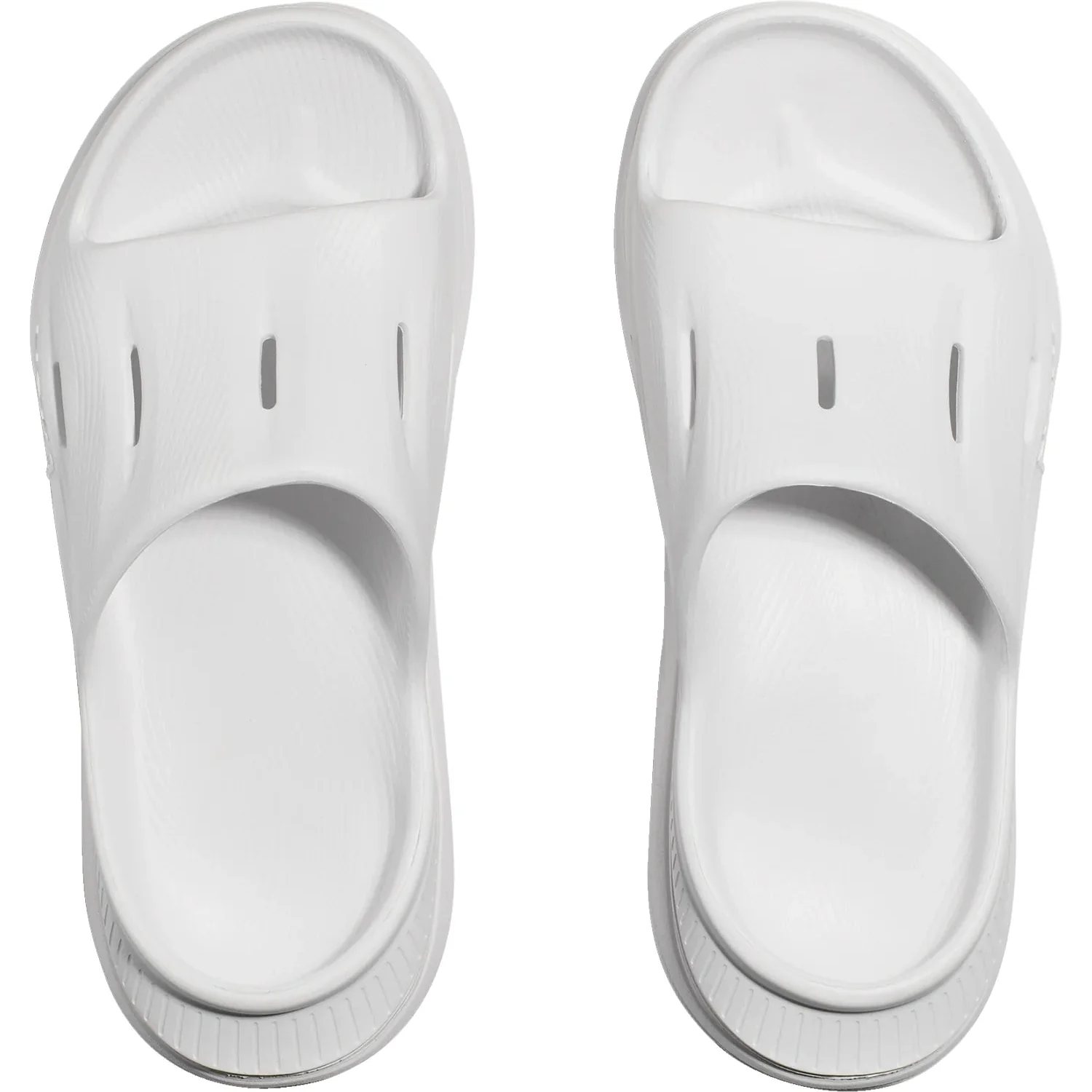 UNISEX HOKA ORA RECOVERY SLIDE 3 | WHITE / WHITE - Image 4