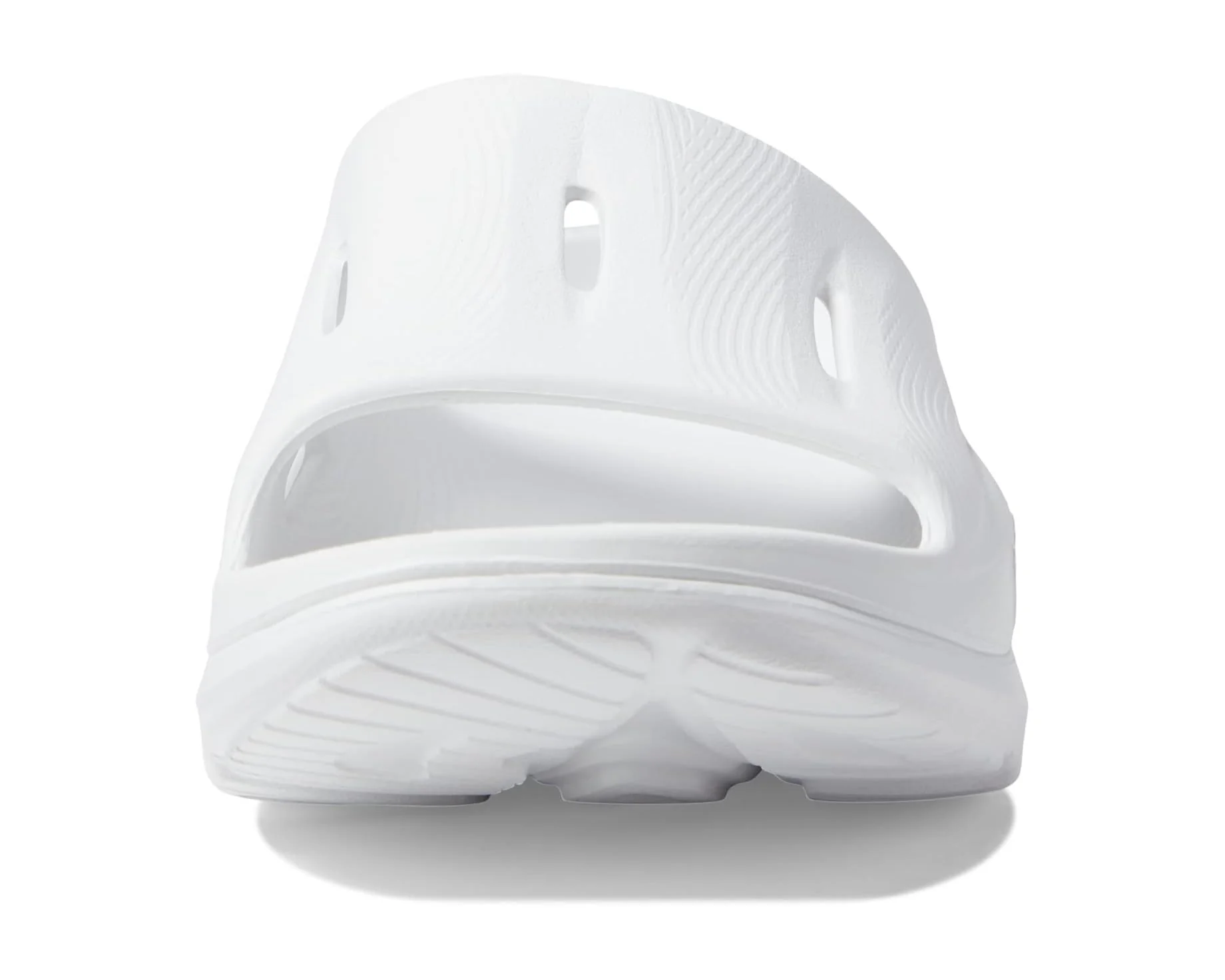 UNISEX HOKA ORA RECOVERY SLIDE 3 | WHITE / WHITE - Image 6