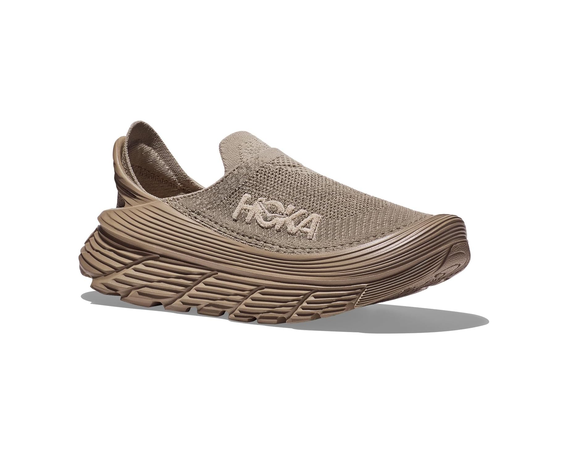 UNISEX HOKA RESTORE TC SLIP ON SHOE | DUNE / OXFORD TAN - Image 3