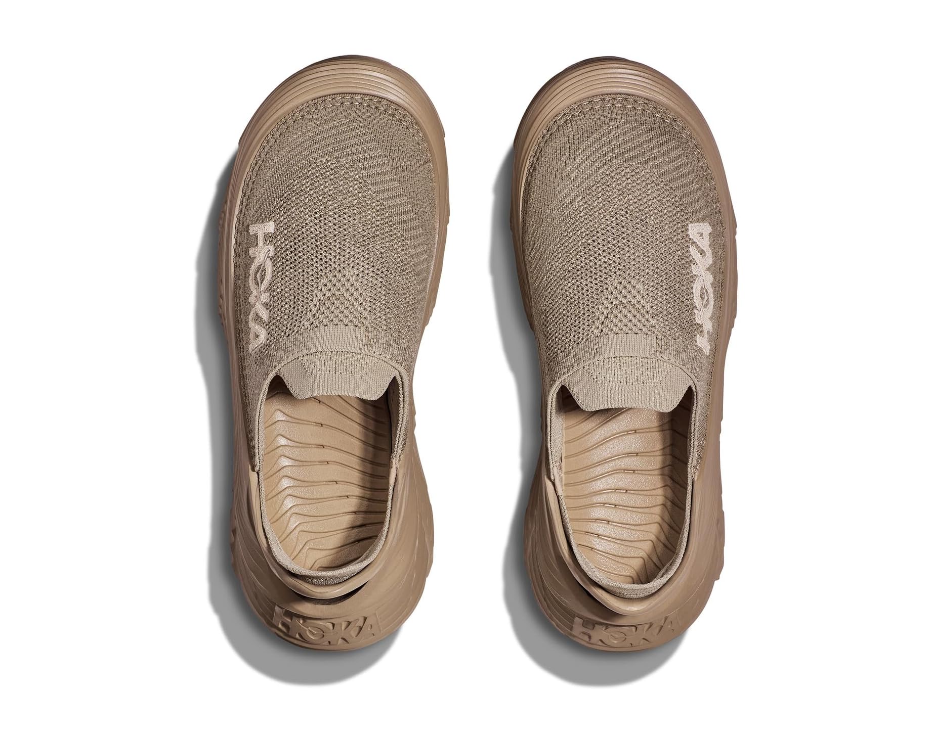 UNISEX HOKA RESTORE TC SLIP ON SHOE | DUNE / OXFORD TAN - Image 5