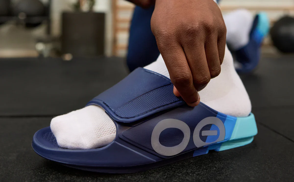 UNISEX OOFOS OOAHH SPORT FLEX LIMITED SLIDE | SKY RALLY - Image 9