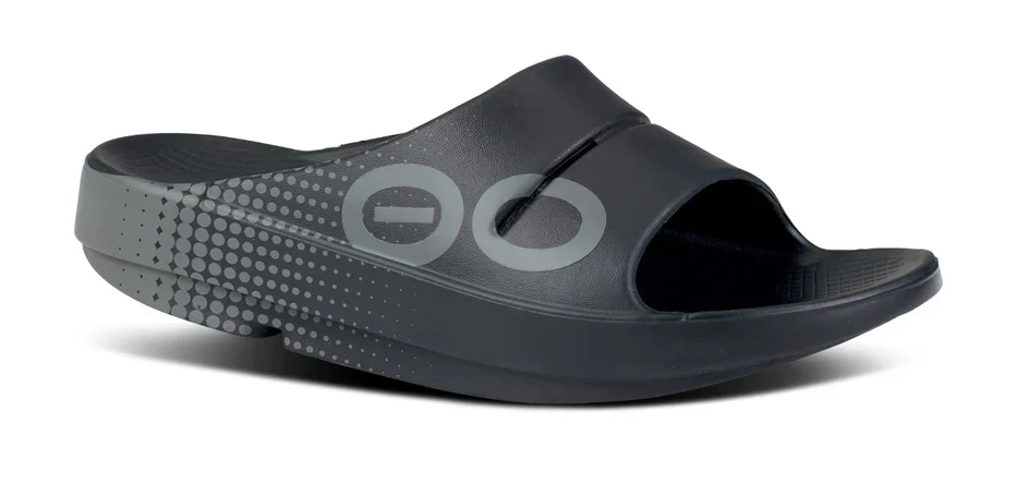 UNISEX OOFOS OOAHH SPORT SLIDE | MATRIX BLACK - Image 4