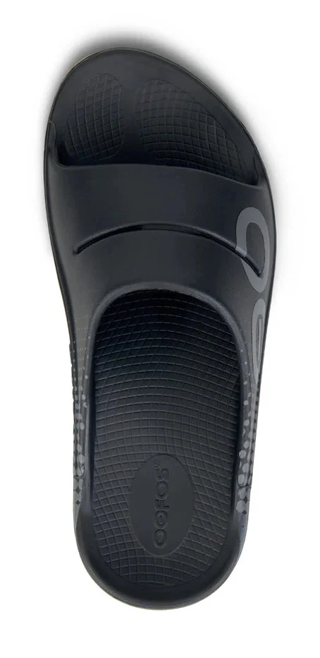 UNISEX OOFOS OOAHH SPORT SLIDE | MATRIX BLACK - Image 5