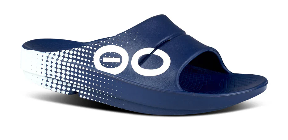 UNISEX OOFOS OOAHH SPORT SLIDE | MATRIX NAVY - Image 3