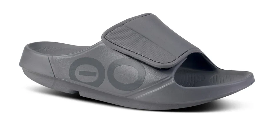 UNISEX OOFOS OOAHH SPORT FLEX SLIDE | SLATE - Image 4