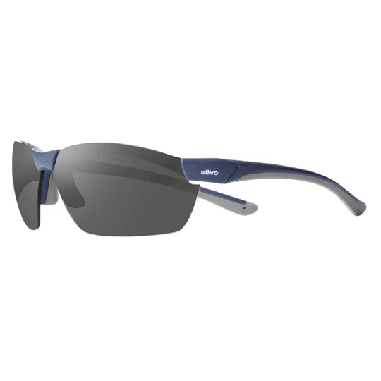 UNISEX REVO INCLINE SUNGLASSES | MATTE NAVY / GRAPHITE - Image 3