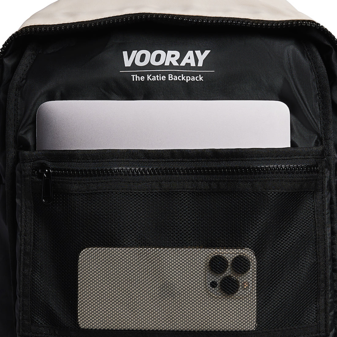 VOORAY KATIE BACKPACK | CAMEL COLOR BLOCK - Image 5