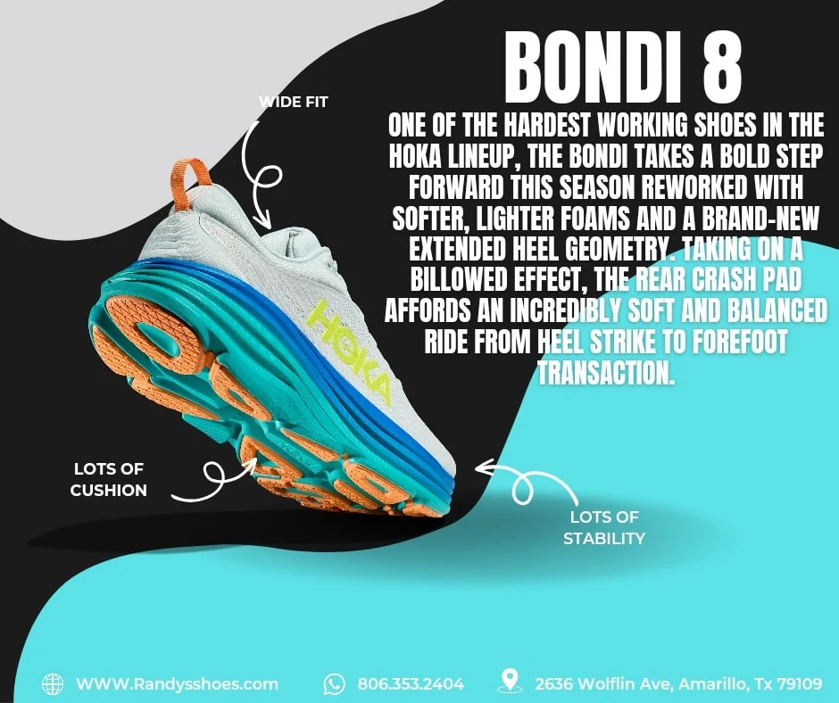 WOMEN'S HOKA BONDI 8 | BLACK / WHITE - Image 9