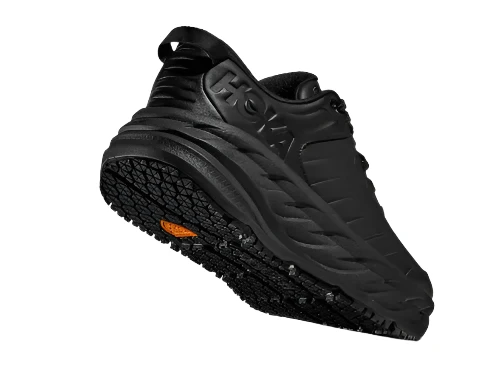 WOMEN'S HOKA BONDI SLIP RESISTANT | BLACK / BLACK - Image 5