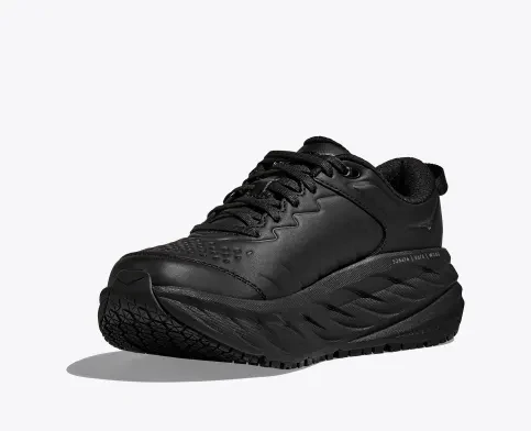WOMEN'S HOKA BONDI SLIP RESISTANT | BLACK / BLACK - Image 7