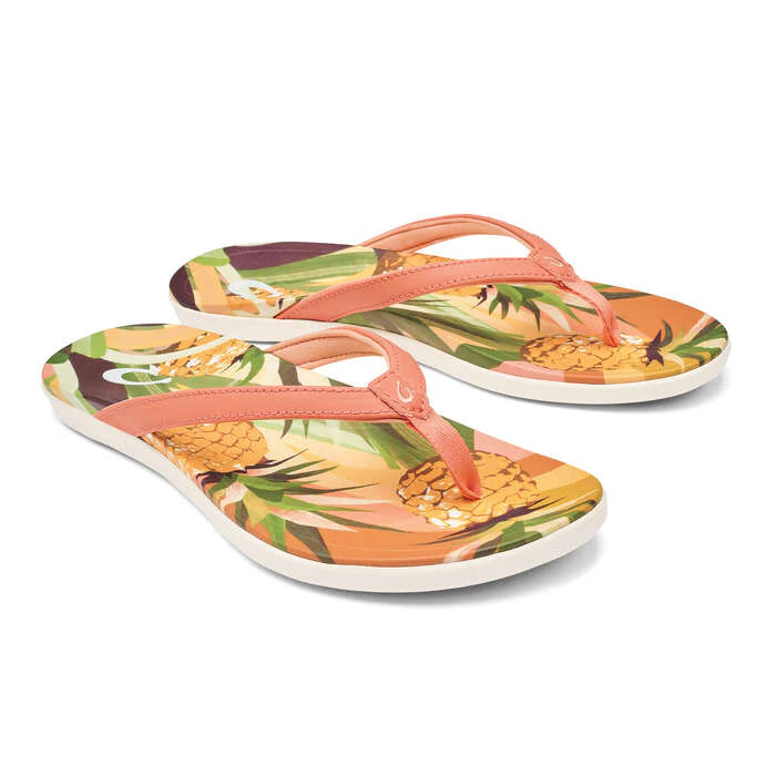 WOMEN'S OLUKAI HO'OPIO HAU | SHELL CORAL / PINEAPPLE - Image 2