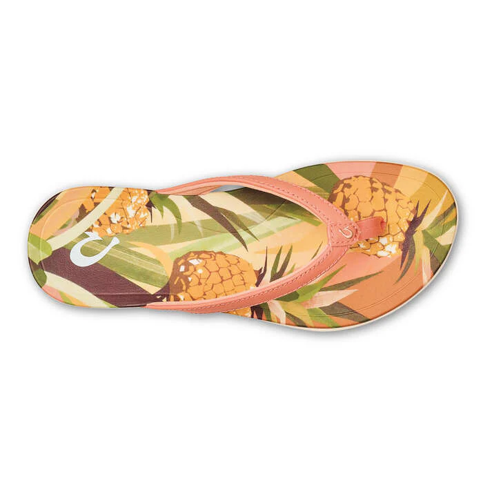 WOMEN'S OLUKAI HO'OPIO HAU | SHELL CORAL / PINEAPPLE - Image 3