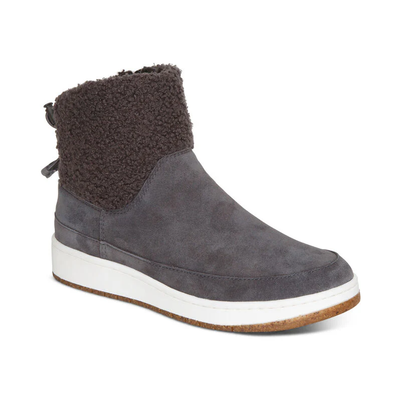 WOMEN'S AETREX WINNIE BOOT | CHARCOAL - Image 4