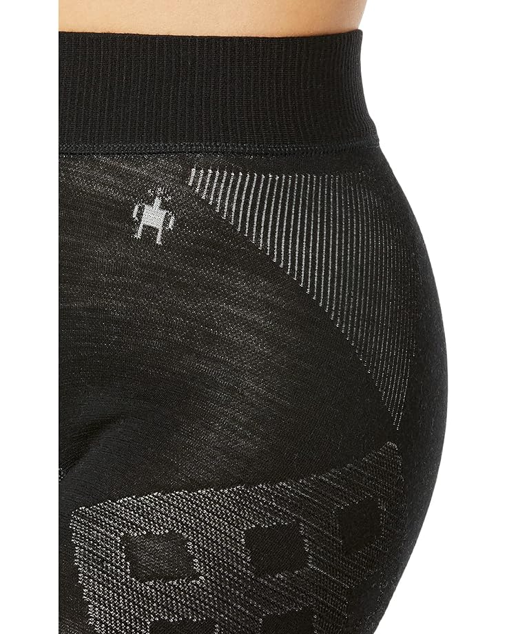 WOMEN'S SMARTWOOL INTRAKNIT THERMAL MERINO BASE LAYER BOTTOM | BLACK | WHITE - Image 4