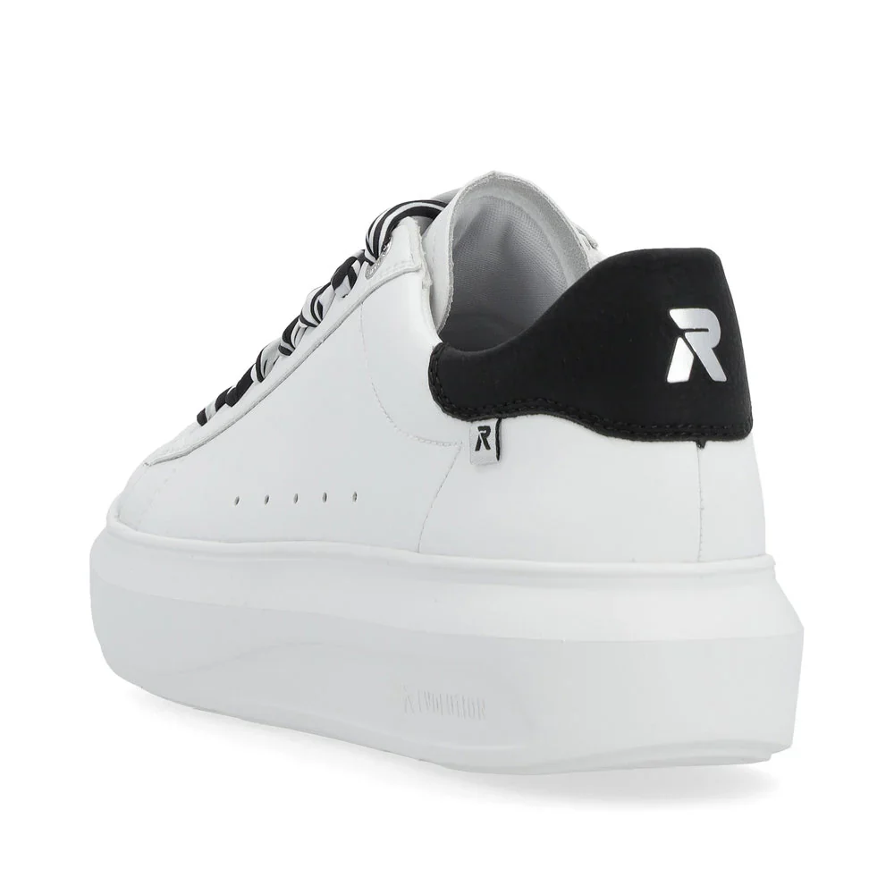 WOMEN'S RIEKER ADELIA 01 | WHITE / BLACK - Image 7
