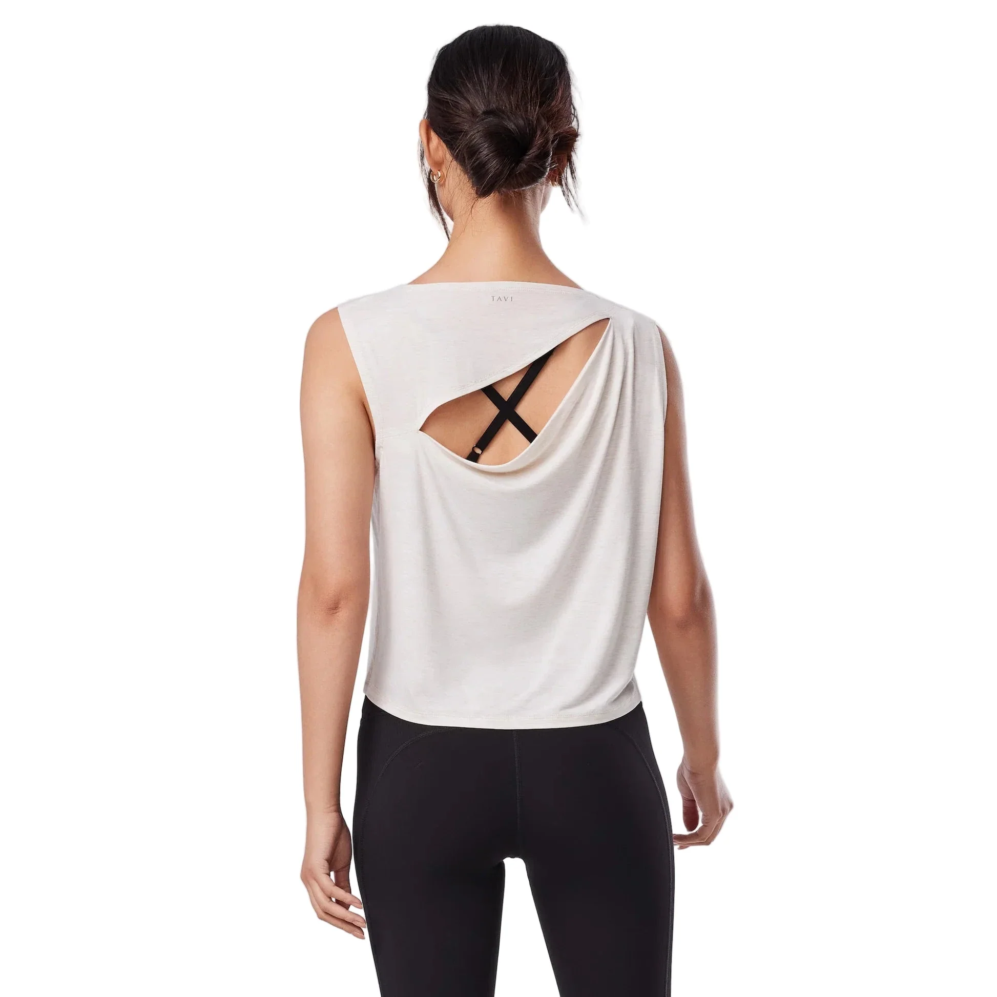 WOMEN'S TAVI DRAPED BACK TANK | OAT