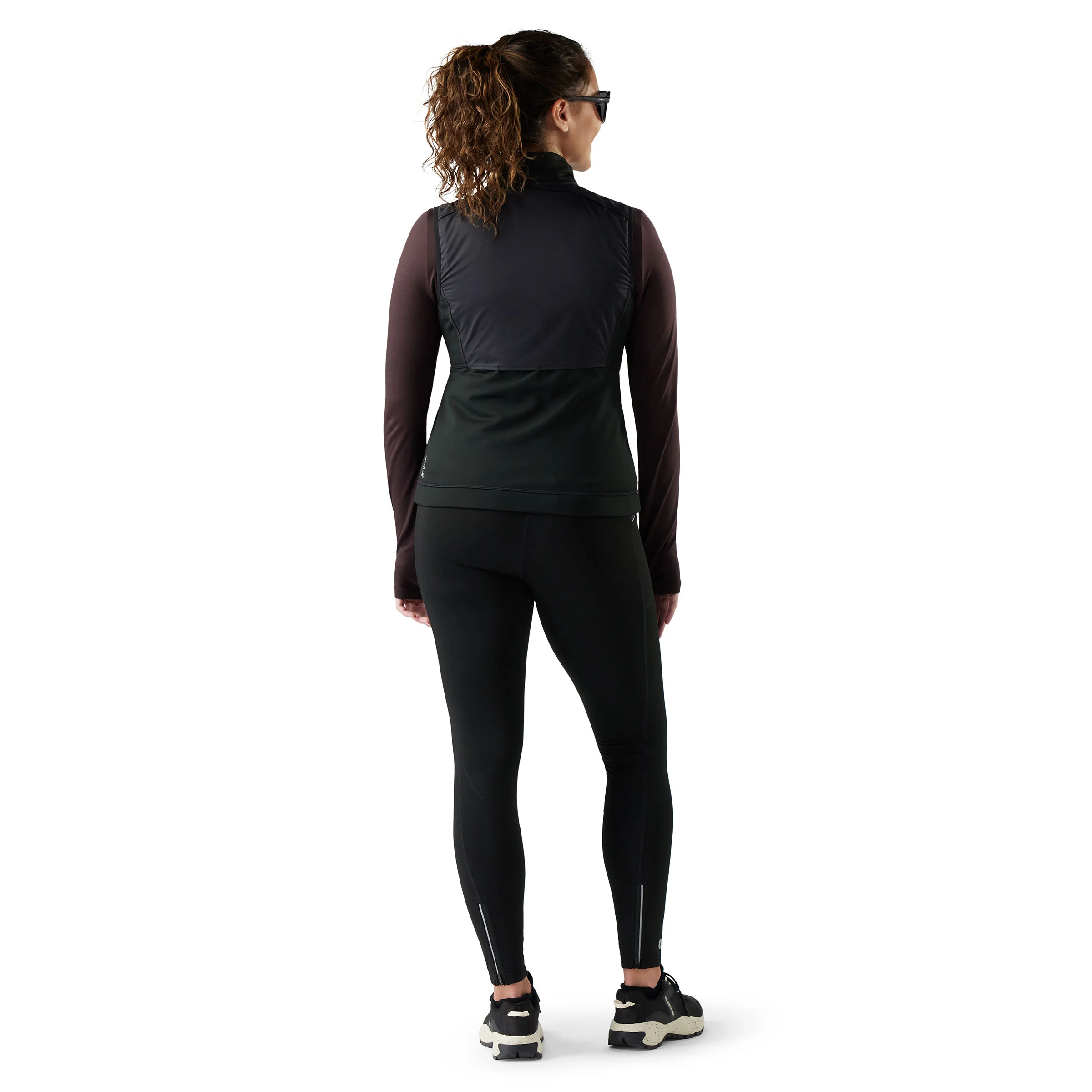 WOMEN'S SMARTWOOL ACTIVE FLEECE WIND INSULATED VEST | BLACK - Image 3