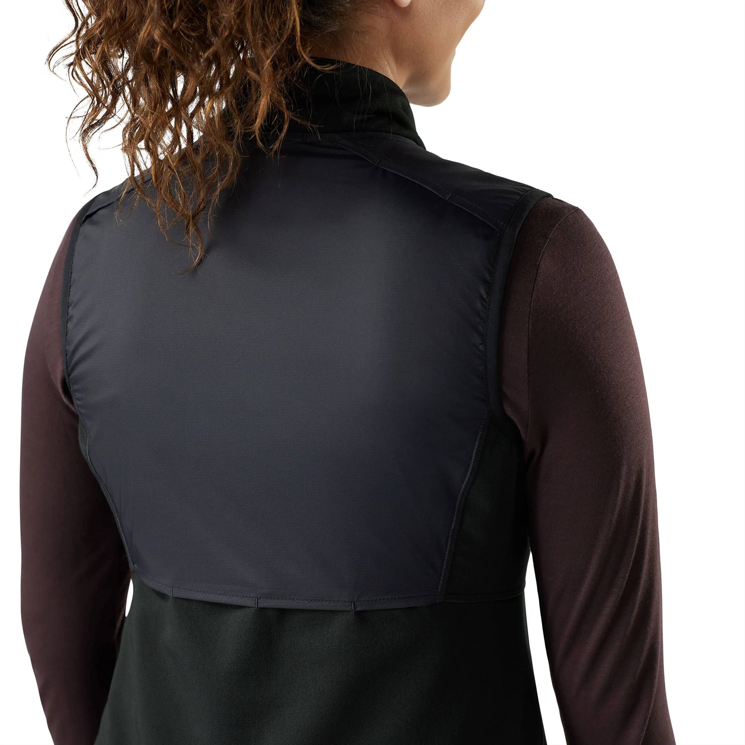 WOMEN'S SMARTWOOL ACTIVE FLEECE WIND INSULATED VEST | BLACK - Image 4