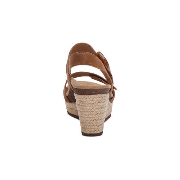 WOMEN'S AETREX ASHLEY ARCH SUPPORT WEDGE SANDAL | SCOTCH - Image 6