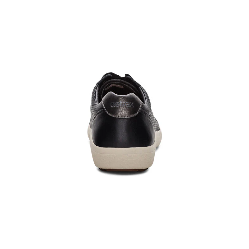 WOMEN'S AETREX COURTNEY SNEAKER | BLACK - Image 6