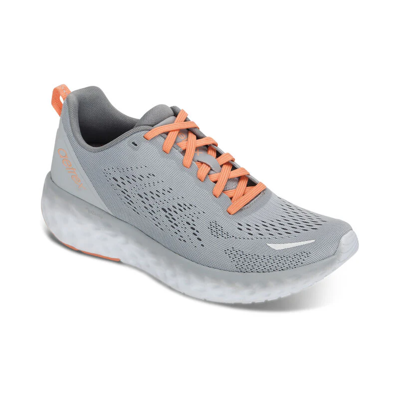 WOMEN'S AETREX DANIKA ARCH SUPPORT SNEAKER | LIGHT GREY - Image 3