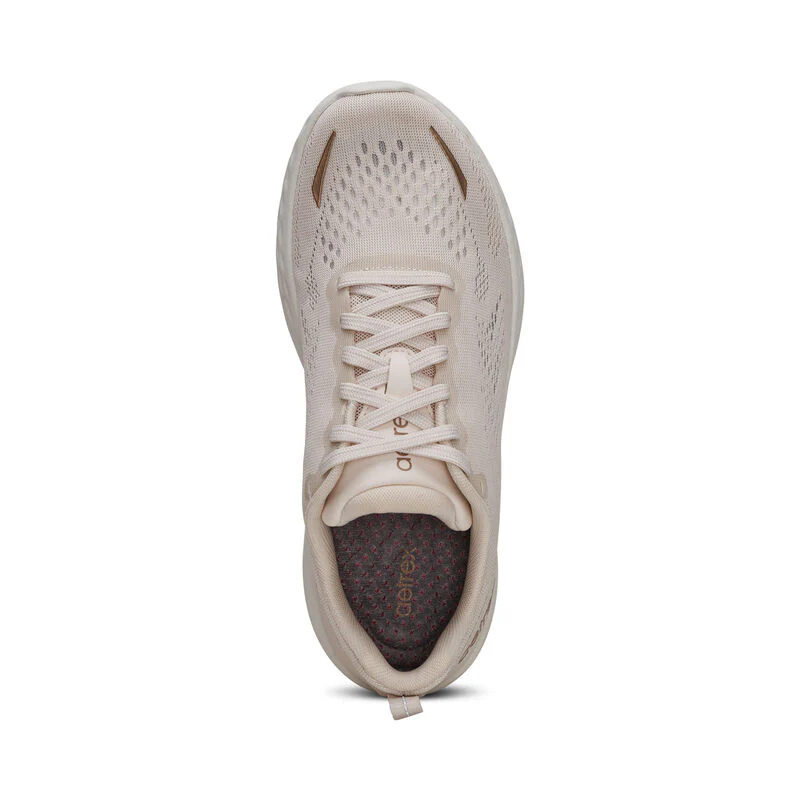 WOMEN'S AETREX DANIKA ARCH SUPPORT SNEAKER | IVORY - Image 6