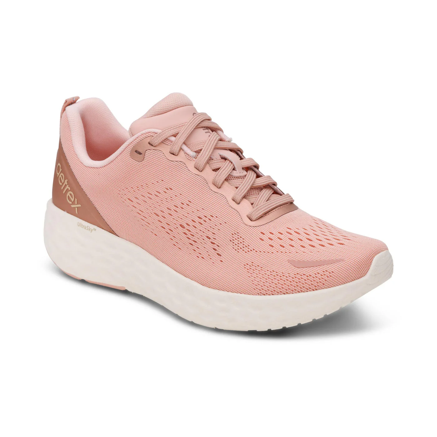WOMEN'S AETREX DANIKA ARCH SUPPORT SNEAKER | PINK - Image 3