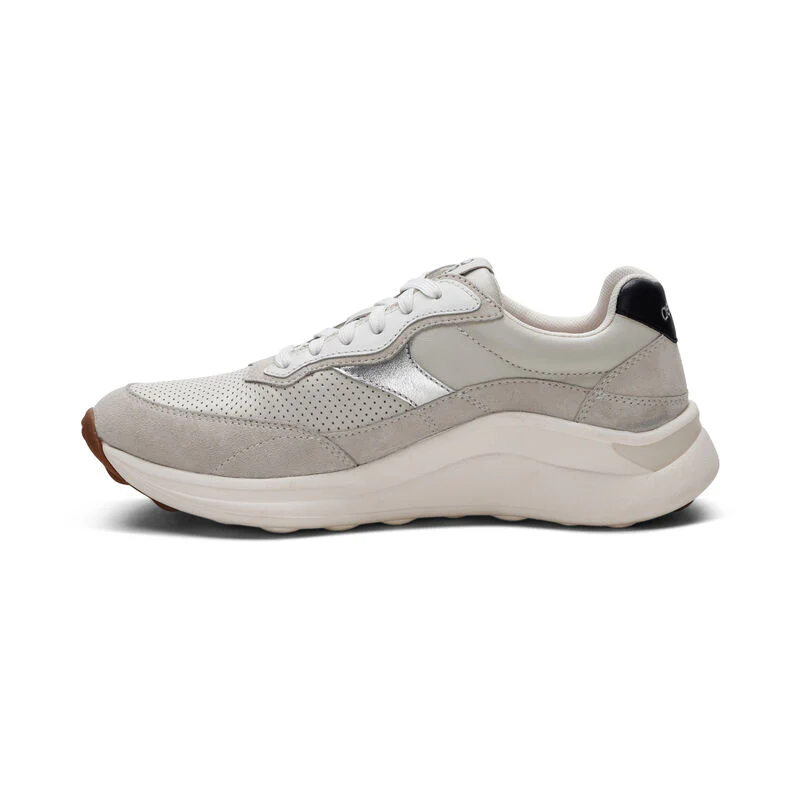 WOMEN'S AETREX EMILY SNEAKER | CHALK - Image 2