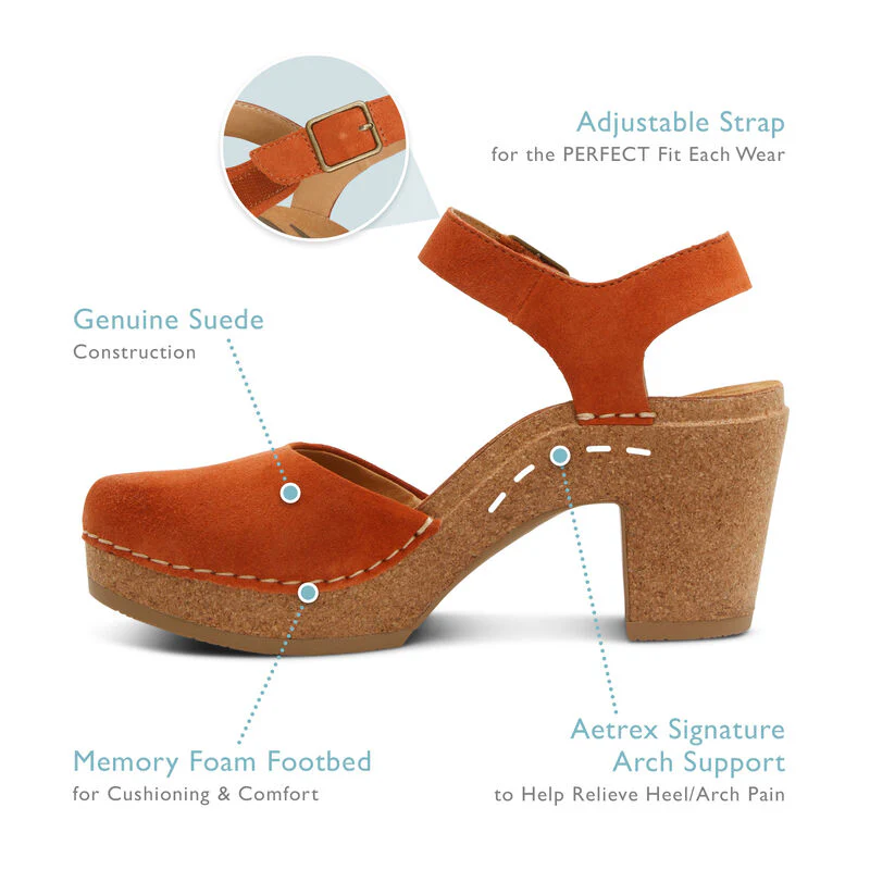 WOMEN'S AETREX FINLEY | CAMEL - Image 7