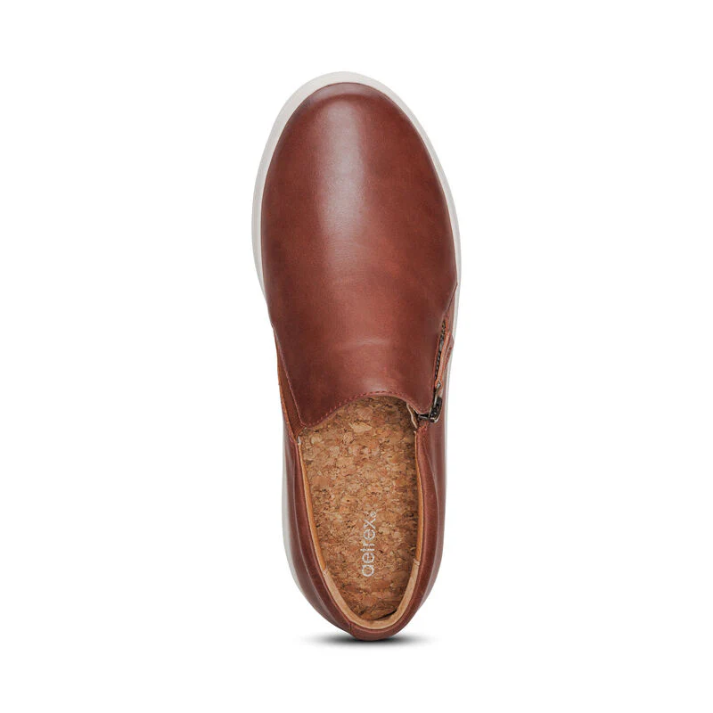 WOMEN'S AETREX JENNA SLIP-ON | BROWN - Image 4