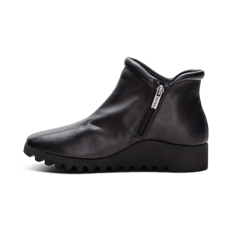 WOMEN'S AETREX ZOEY BOOT | BLACK LEATHER - Image 2