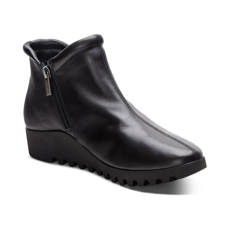 WOMEN'S AETREX ZOEY BOOT | BLACK LEATHER - Image 3