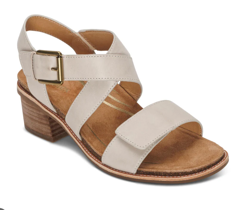 WOMEN'S AETREX KRISTIN HEEL | IVORY - Image 3