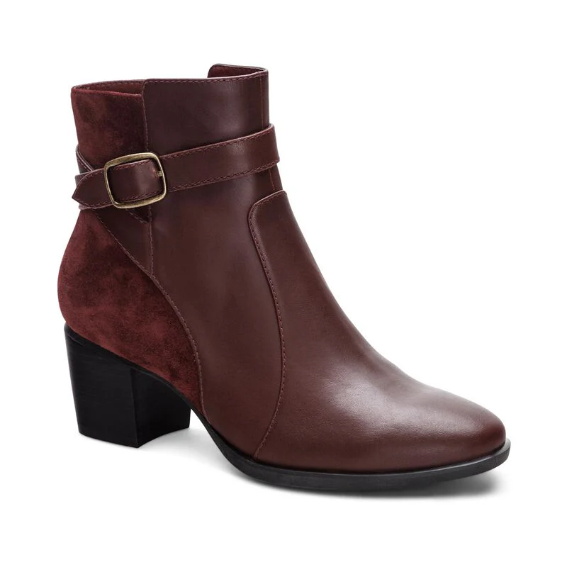 WOMEN'S AETREX REBECCA BOOT | BURGUNDY - Image 3