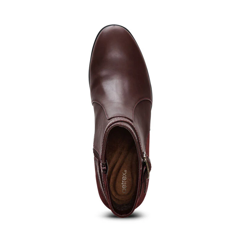 WOMEN'S AETREX REBECCA BOOT | BURGUNDY - Image 4