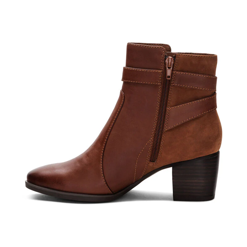 WOMEN'S AETREX REBECCA BOOT | COGNAC - Image 2