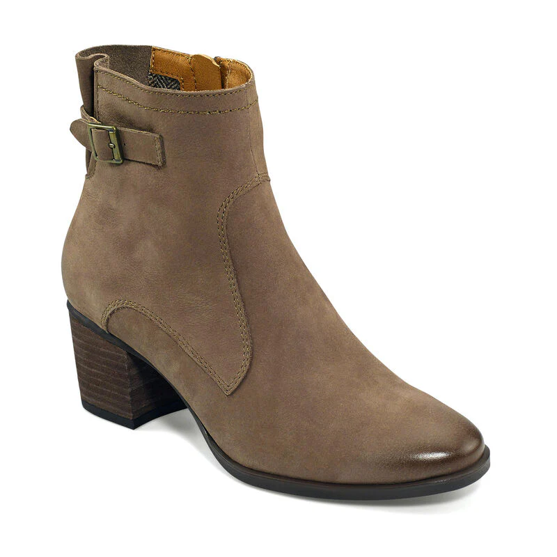WOMEN'S AETREX RUBI BUCKLE BOOT | TAUPE - Image 4