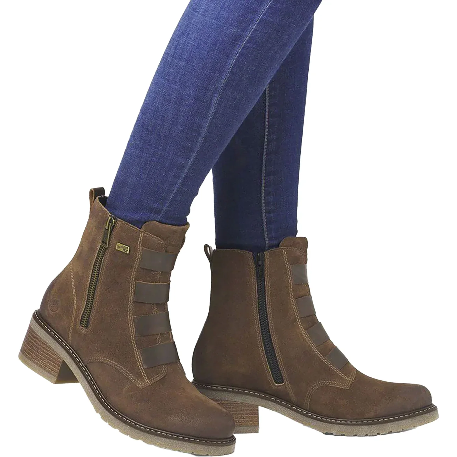 WOMEN'S REMONTE AIDA 76 BOOT | BROWN - Image 2