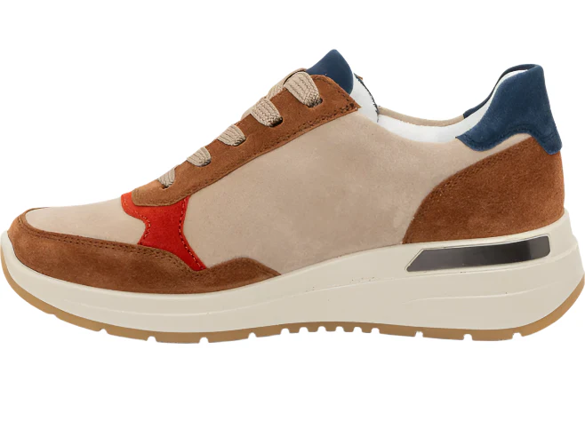 WOMEN'S ARA GARDENIA SNEAKER | NUTS / SAND / PUMPKIN / SESAME - Image 2
