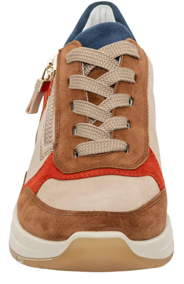 WOMEN'S ARA GARDENIA SNEAKER | NUTS / SAND / PUMPKIN / SESAME - Image 6