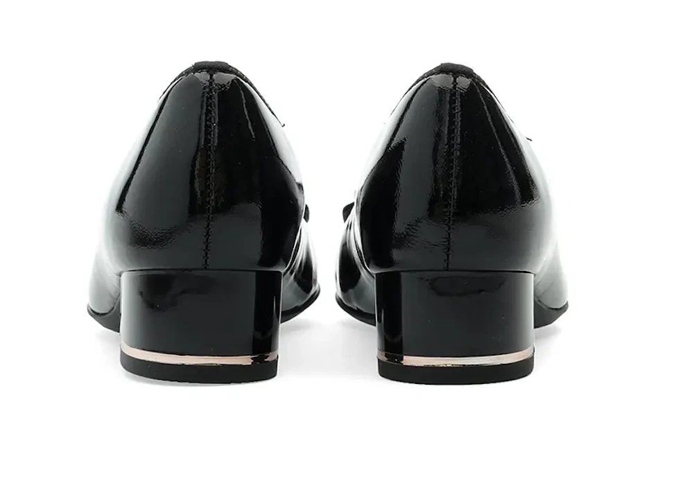 WOMEN'S ARA BLOCK HEEL PUMP | BLACK - Image 7