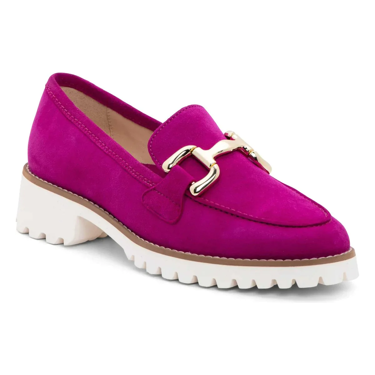 WOMEN'S ARA KIANA BUCKLE LOAFER | PINK - Image 3