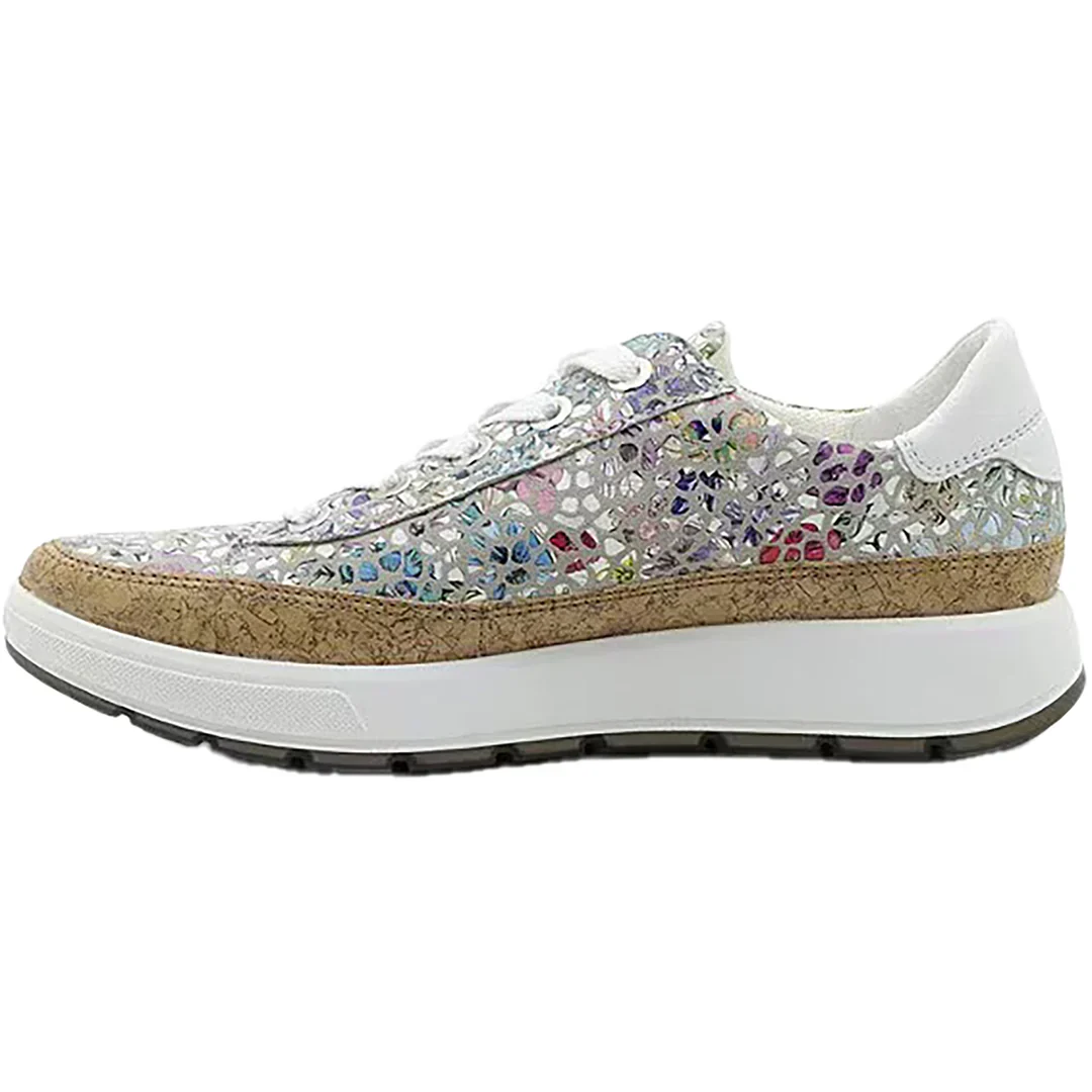 WOMEN'S ARA REM NATURAL SNEAKER | STONE / WHITE / KONFETTI - Image 3