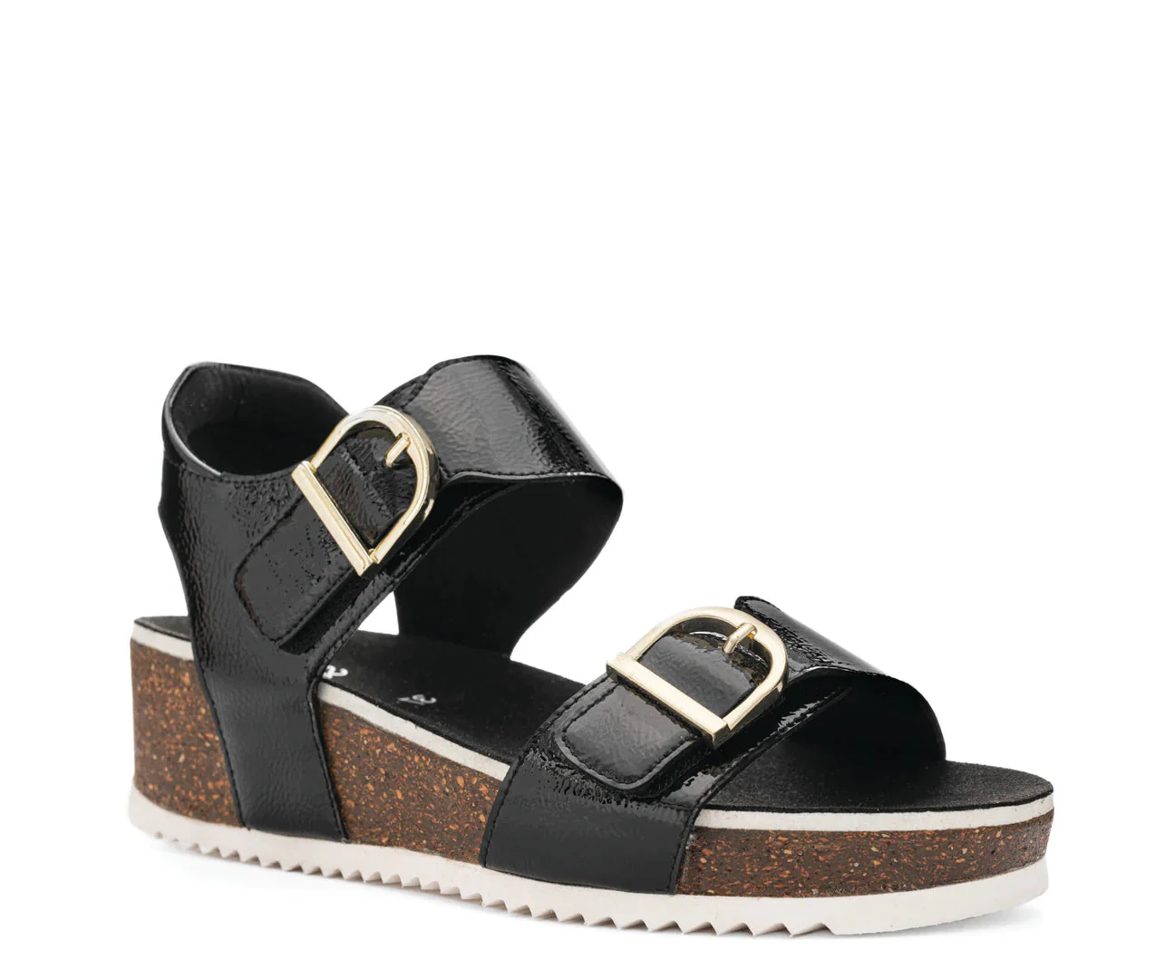 WOMEN'S ARA NOVA ADJUSTABLE WEDGE SANDAL | BLACK 01 - Image 3
